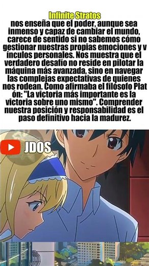 ✅ Infinite Stratos y la importancia de superarte a ti mismo
