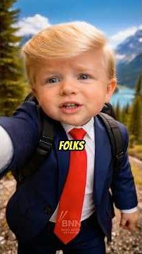 Baby Trump’s Hiking Vlog Goes Wrong 😳🐻