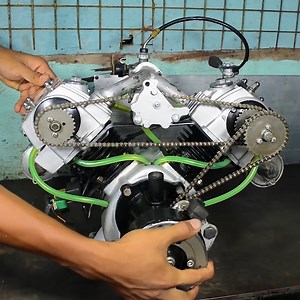 105K views · 498 reactions | Building A Transmission For V-Twin Engine | DIY & Crafts | Facebook