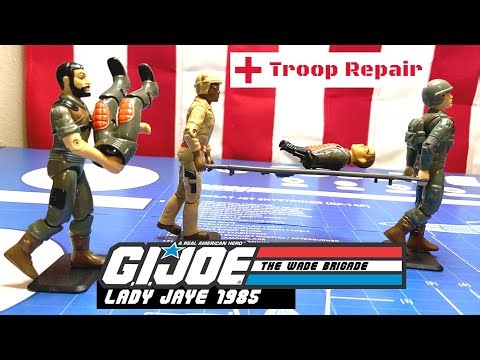 GI JOE REPAIR: 1985 LadyJaye from the Wade Brigade