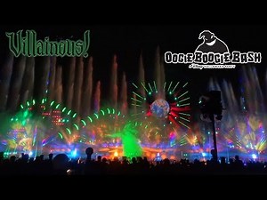 "World of Color: Villainous" first show during Oogie Boogie Bash at Disney California Adventure