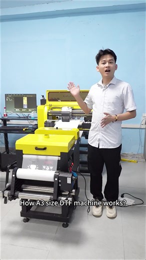 A3 DTF Printer,step by step #dtfprinting #smallbusiness #dtftransfers #dtfprinter #graphictees #fyp