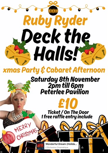 Ho ho ho” Callimg all freinds family and Ruby Ryder supports it’s now only 2 weeks untill my one women Ruby Ryder Christmas party and cabaret afternoon and this is the final sleigh Ryder going out in style Ruby Ryder bring u all the camp festive fun reedy to steep right into the most woundederfull time off year. With big bang come join me watch.Me full live GRAB YOUR TICKET FROM MYSELF POP ME PM OR PAY ON THE DOOR. LIMETED SPACE LEFT SELLING FAST THAN MISS CLAUSE HOME MADE GINGERBRED FRESH OUT L