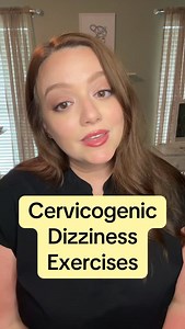Here are some common cervical strengthening exercises which can help with Cervicogenic dizziness. #dizziness #cervicogenicdizziness #neckpain #neckstrengthening #cervicaldizziness | The Dizzy PT