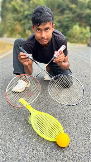 Only ₹299 2Ta Heavy Iron Aluminium Badminton Kit Unboxing & Test