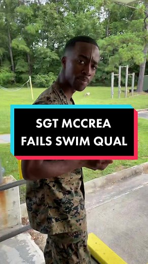 SGT MCCREA FAILS SWIM QUAL