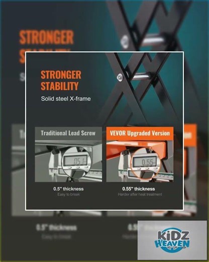 VEVOR Motorcycle Lift Scissor Jack Stand 1100 Lb with Saddle ATV Lift Dirt Bike