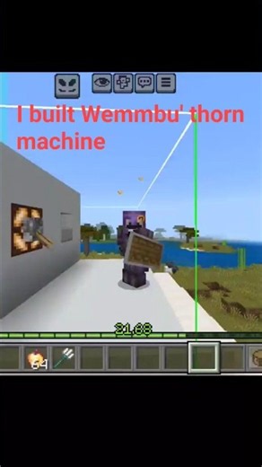 I Built Wemmbu's Thorn Machine/Voodoo Doll Machine in Minecraft #minecraft #shorts