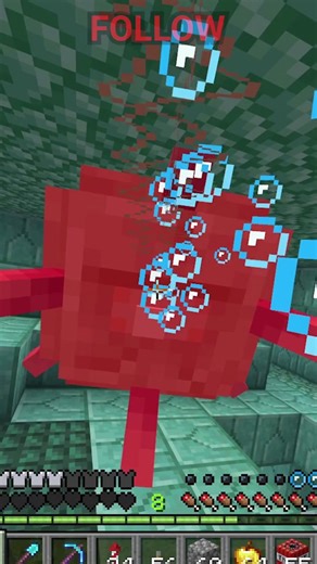 Easily loot an ocean monument! #minecraft #minecraftbedrock #minecra