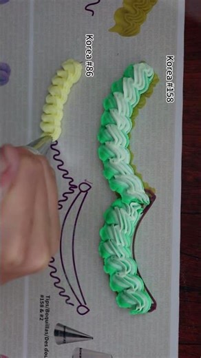 How to Use Ruffle Piping Tip 86 and 158? #Icing Nozzle #Piping Techniques #Cake Tutorial