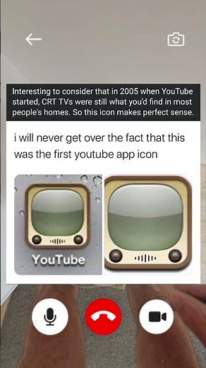This was the first youtube app icon