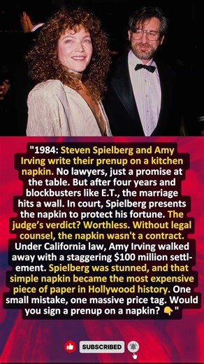 The $100 Million Napkin: Spielberg’s Costliest Mistake! 😱💸
