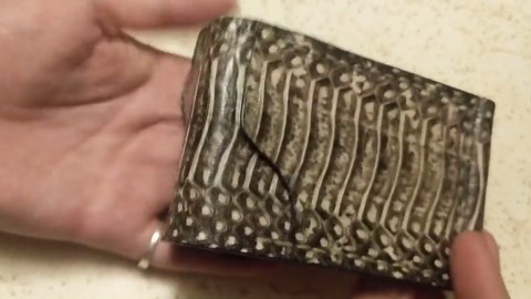 Handmade Genuine Python Skin Wallet - Etsy