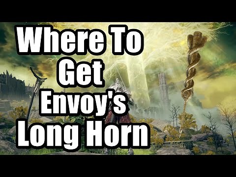 Elden Ring Where To Get Envoy's Long Horn (Location Farm) - Best Dragon Slayer Weapon