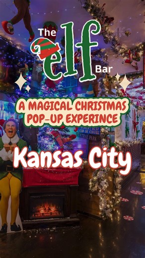 🎁🎄 Hey, Kansas City! Are you ready for the most magical pop-up of the season? The Elf Bar is back! ✨ Get ready for a festive experience filled with enchanting decor, delicious elf-inspired cocktails, and fun holiday games! 🍹🎲 Whether you’re with friends or on a romantic outing, soak up the Christmas spirit and enjoy all the festive cheer! 🎉 🌟 Don’t let December pass you by without this special adventure! 🎟️ Limited tickets are available - secure your spot now! | The Elf Bar