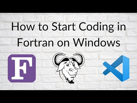 How to Start Coding in Fortran on Windows