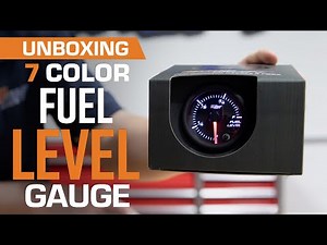 Unboxing | GlowShift 7 Color Series Fuel Level Gauge for Cars and Trucks