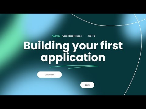 ASP.NET Core: Building your first application - Part1