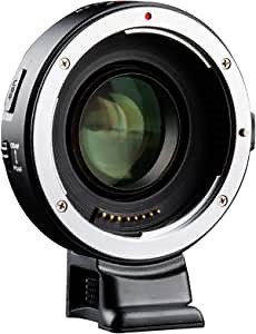 VILTROX EF-E II 0.71x Speed Booster Auto Focus Lens Mount Adapter Compatible with Canon EF Lens to Sony E-Mount Camera A7 A7R A7RII A7RIII A7S A7SII A7II A7III A6500 A6400 A6300 A6000