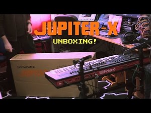 Roland Jupiter-X Quick Unboxing!!!