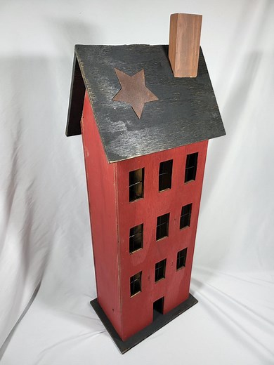 Primitive Wooden Saltbox House-pattern - Etsy