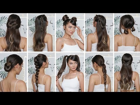 10 EASY HEATLESS BACK TO SCHOOL HAIRSTYLES!