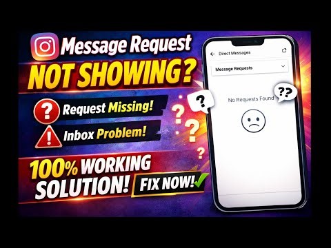 Instagram Message Request Not Showing FIX (2026) today | Message Request Not Showing Problem Solve 🔥
