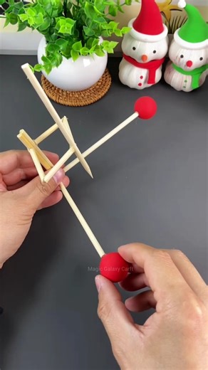 Creative Stick Man Toy Made with Wooden Sticks