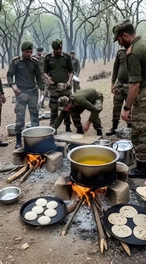 Indian Army Field Cooking with HelicoptersDesert Roti Making#soldier #army#indianarmy