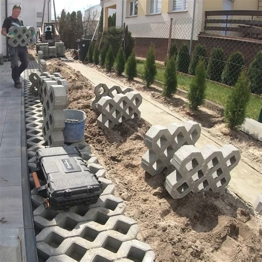 140K views · 1.2K reactions | Paving Stone Innovation with Livio's Terrace and Stairs | DIY & Crafts USA | Facebook