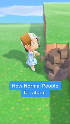 Terraforming in Animal Crossing: Normal vs. Psychopathic Methods
