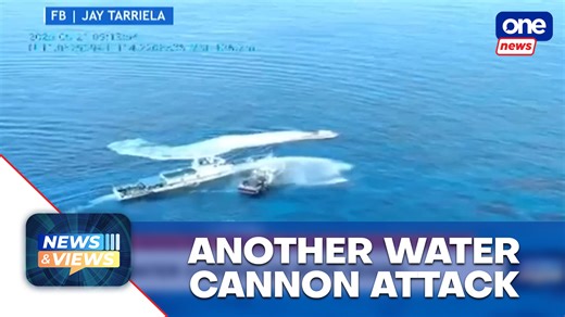 2K views · 12 reactions | No reported injuries in China’s latest water cannon attack: Trinidad #NewsandViews | PH Navy spokesperson for the West Philippine Sea Rear Admiral Roy Trinidad said there were no reported injuries from China’s recent water cannon attack on a BFAR vessel near Pagasa Island. He added that the government will file a protest regarding the incident. | ONE News | Facebook