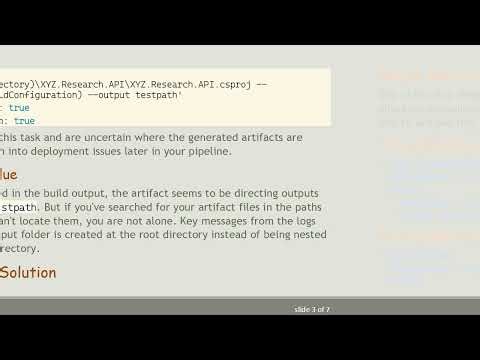 Finding the Right Output Folder for Artifacts in Azure DevOps Pipeline with DotNetCoreCLI