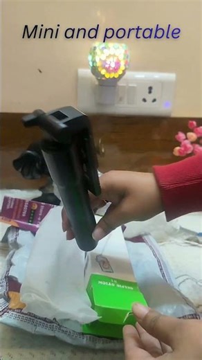 Mini Selfie Stick Tripod Review | Bluetooth Remote & 360° Rotation | Best Budget Tripod#shorts