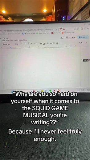 My Journey Creating a Squid Game Musical