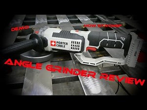Porter Cable Grinder --- Review & Testing ----