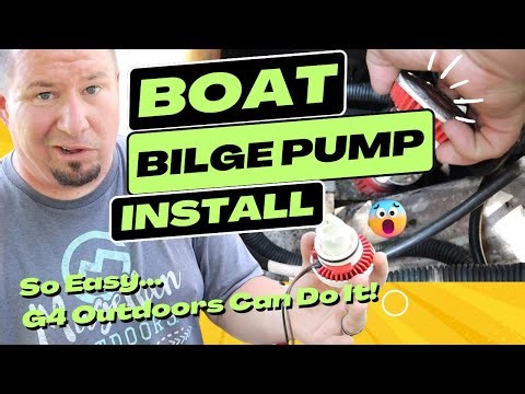 How to Install a Boat Bilge Pump | Bass Boat Bilge Pump Install Attwood Tsunami T500