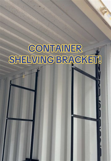 Innovative Container Shelving Bracket for Heavy Duty Use