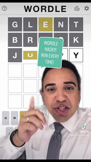 Hack to win at WORDLE every time! Thanks @johnsontodd78 for showing me! #wordle #wordletok #wordletips