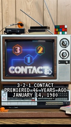 3-2-1 Contact premiered 46 years ago on January 14, 1980. It aired on PBS until November 18, 1988 📺 #nostalgia #80s #PBS | Rerun The 80s