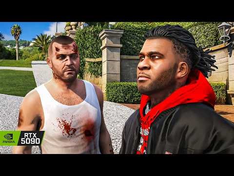 GTA 5 'Fresh Meat' Mission 8K Gameplay | RTX 5090 Remastered Graphics MOD
