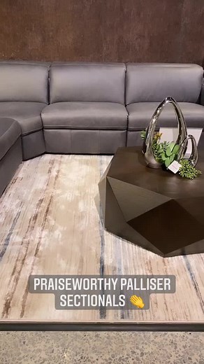 Come explore these praiseworthy sectionals from Palliser Furniture and more in our Leather Gallery! 🙌 Palliser gives you the ability to customize your perfect sectional with 62 brand new cover options and different configurations. Get the sectional you need at a price you’ll love at Furnitureland South! | Furnitureland South