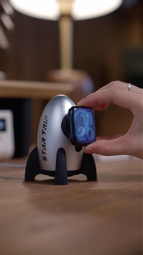 Upgrading my bedside nightstand setup with this minimalist magnetic charging dock for Apple Watch