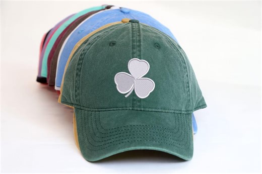 Clover Embroidered Hat, St. Patty’s Day Cap, Lucky Charm Baseball Cap, Green Casual Hat, St Patricks Day Hat, Shamrock Hat - Etsy