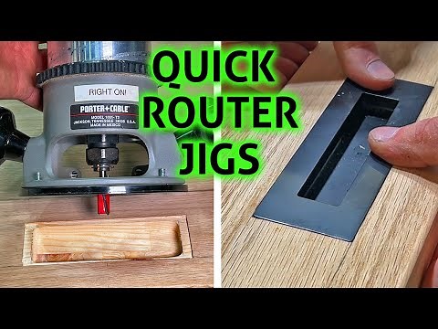 Easily Make Router Jigs for Pocket Door Hardware - 4 Jigs
