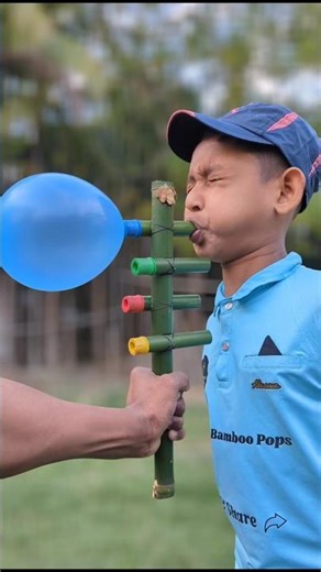 Creative Bamboo Air Pressure Experiment | Handmade Eco-Friendly Build