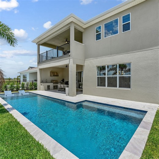 Enjoy a premier modern living experience in a serene natural setting with the Griffin home design from Westhaven at Ovation in Winter Garden, Florida. To virtually tour and learn more about this model, visit our website: https://bit.ly/3Yhb8wA | Toll Brothers