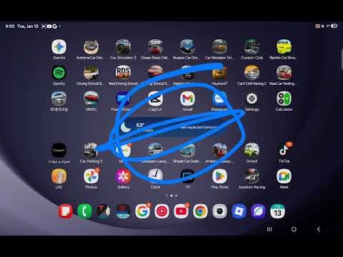 Samsung Galaxy Tab A9 Plus Screen Recorder Draw Color Update Android 16 ONE UI 8 JAN 13 2026
