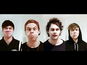 5 Seconds Of Summer - 5 Seconds Fan Challenge! (Silly Faces) @MTV PUSH