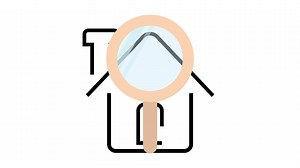 Animated video showing construction of various houses. Full length animation illustration. High quality 4k footage.